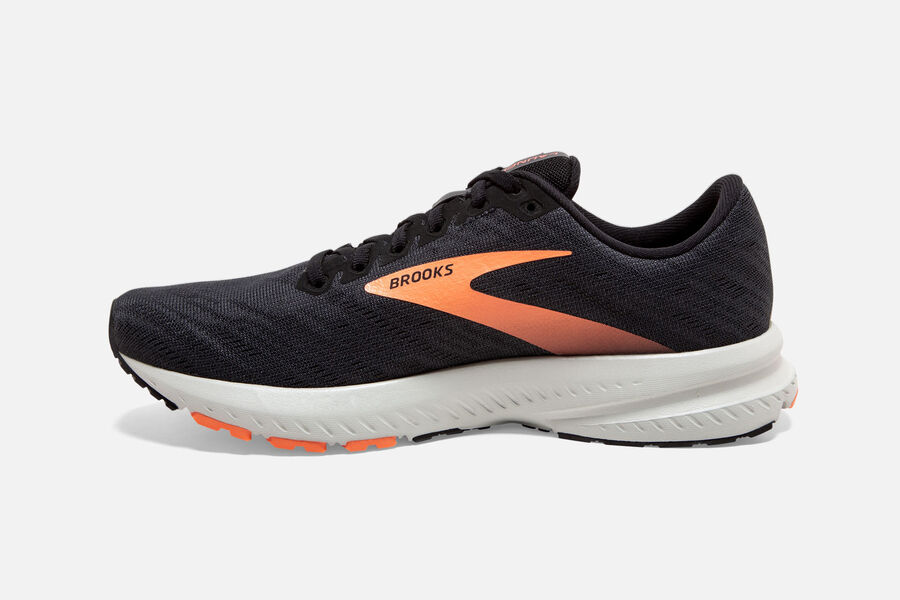 Brooks Launch 7 Road Loopschoenen Dames - Zwart/Oranje - 730185EZF